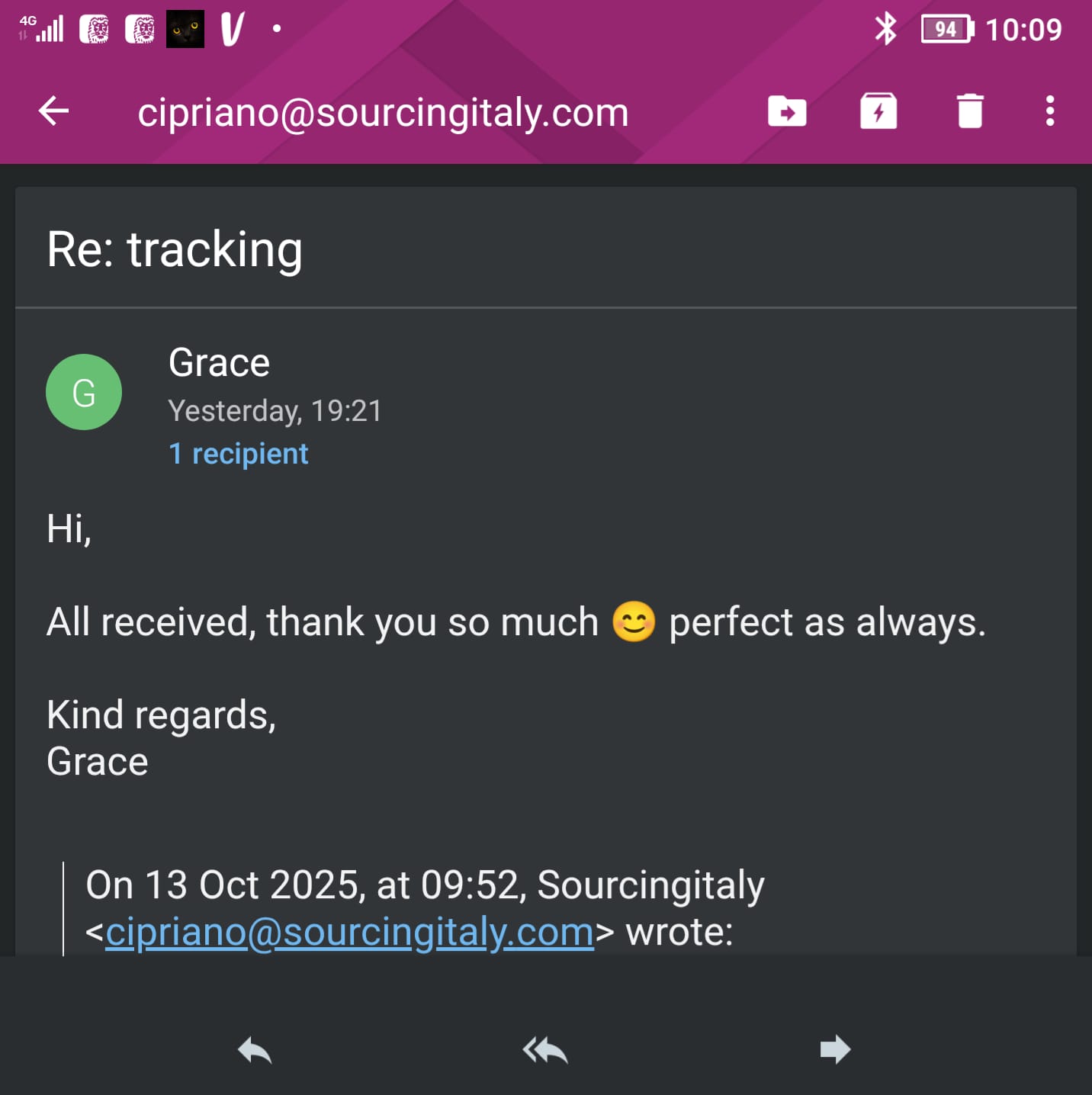 Reliable Proxy Shipper Italy 583 Reliable Proxy Shipper Italy 583